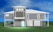 Cunningham modern coastal piling home in Pensacola