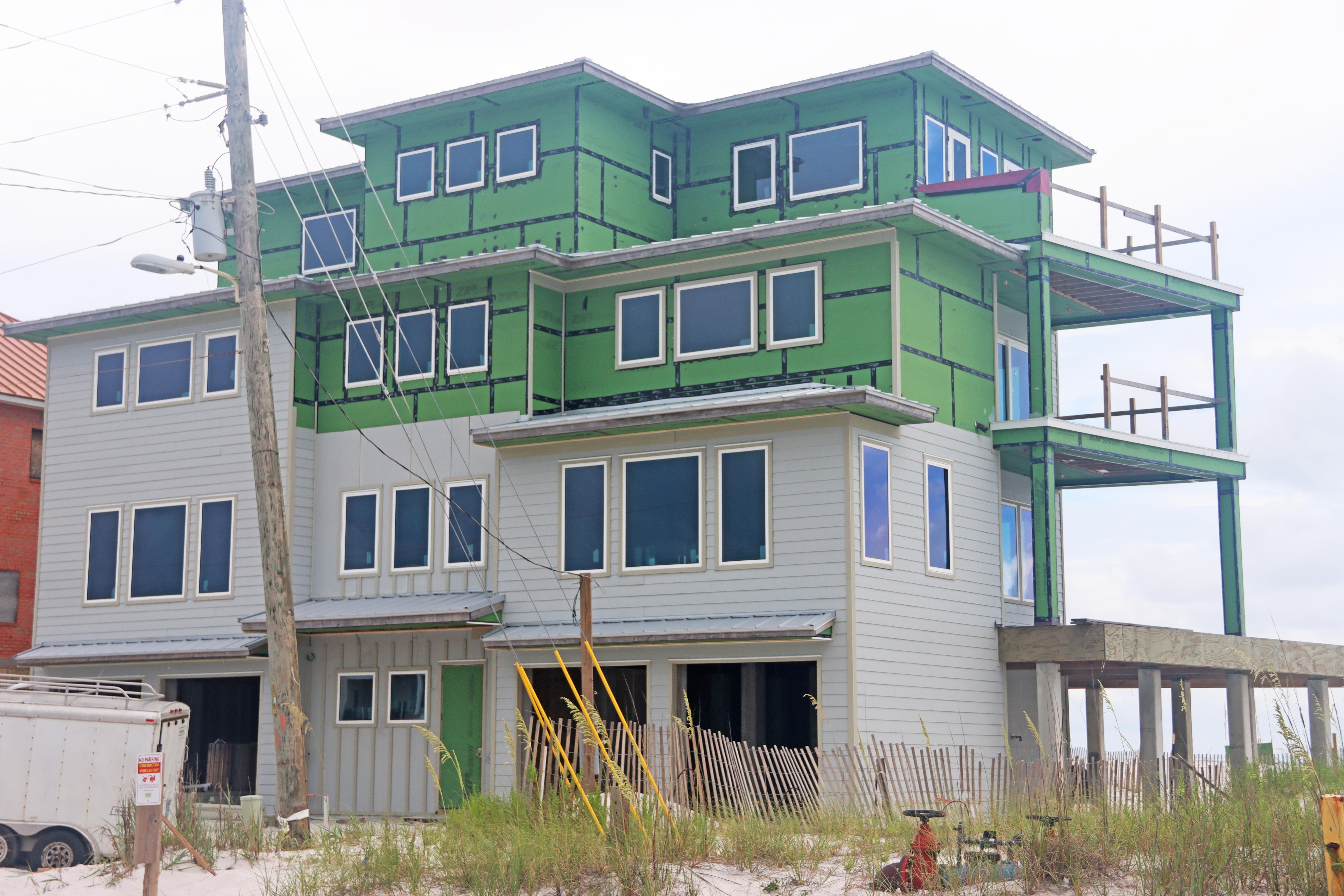 Clanton modern coastal piling home on Navarre Beach