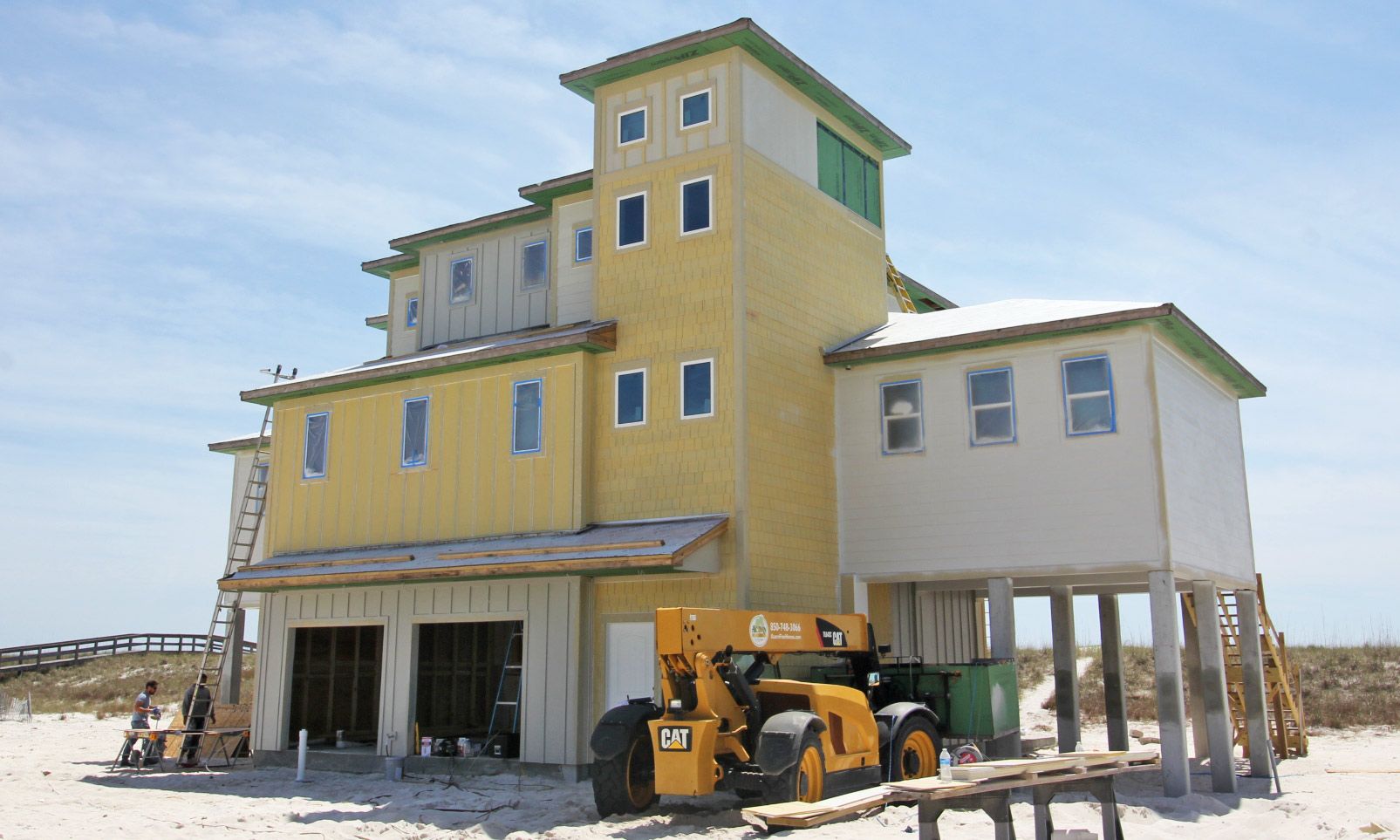 Burchard modern coastal style piling home on Navarre Beach