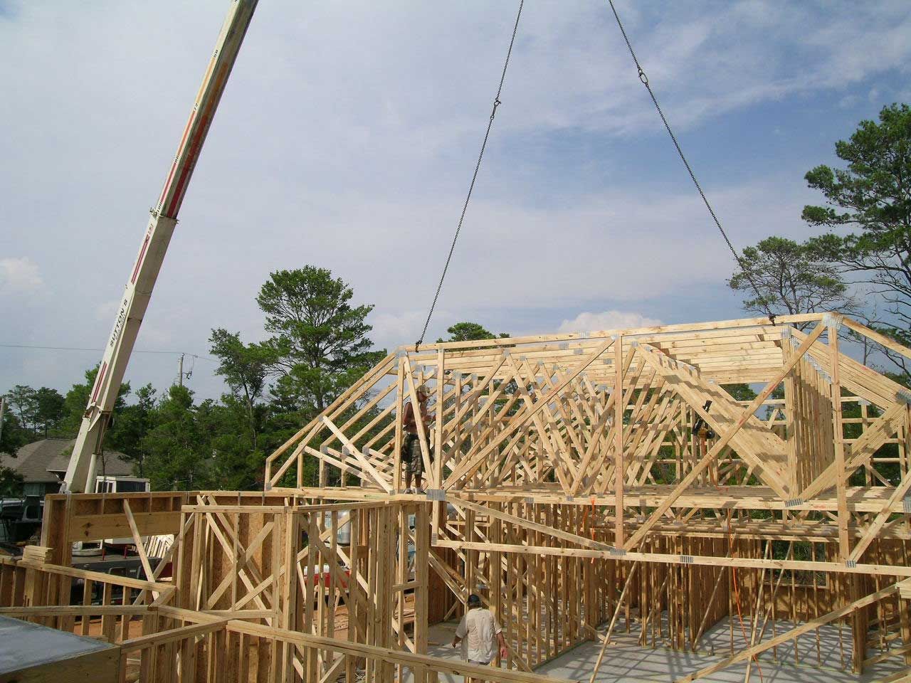 setting trusses in Navarre