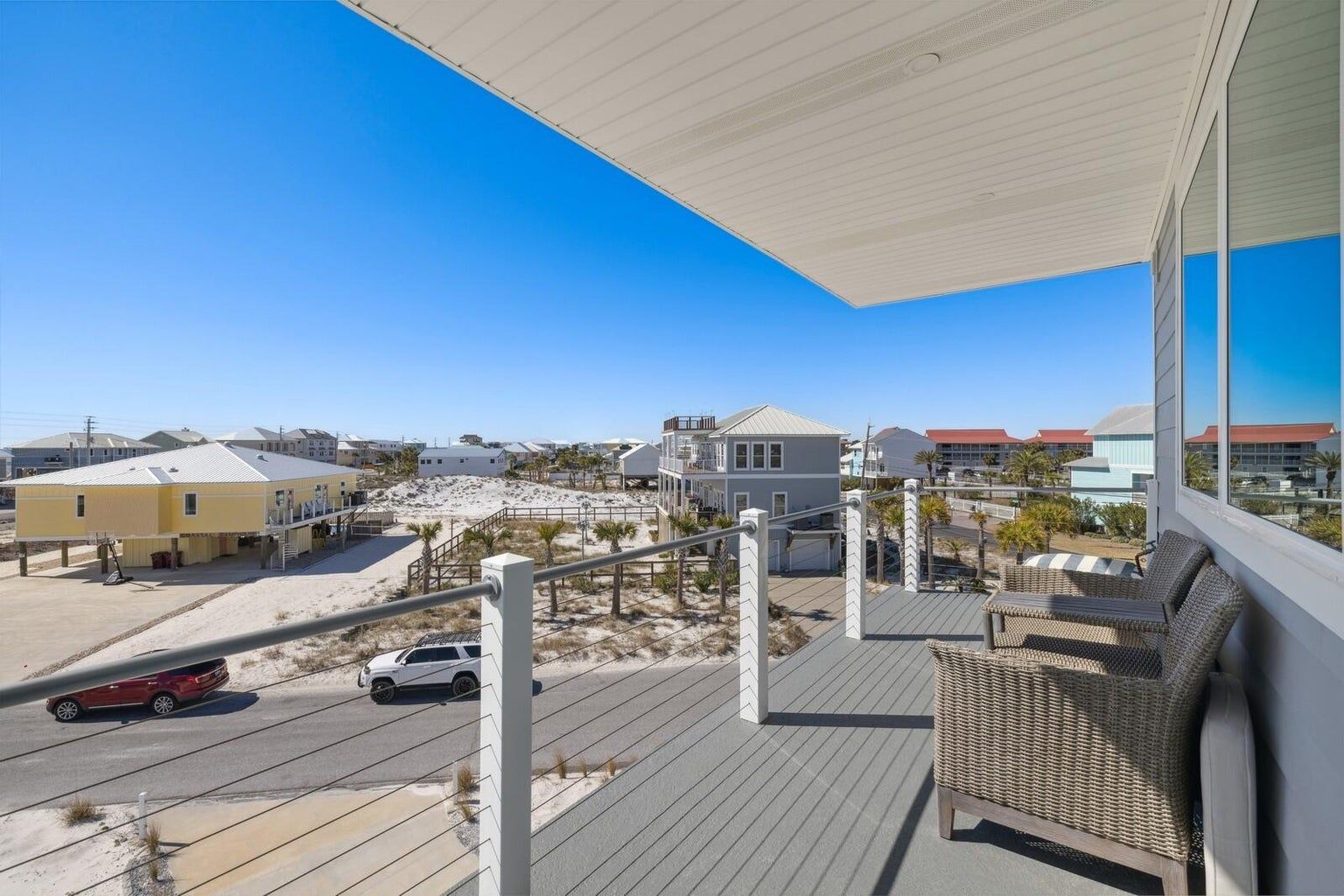 Neff modern coastal piling home on Navarre Beach