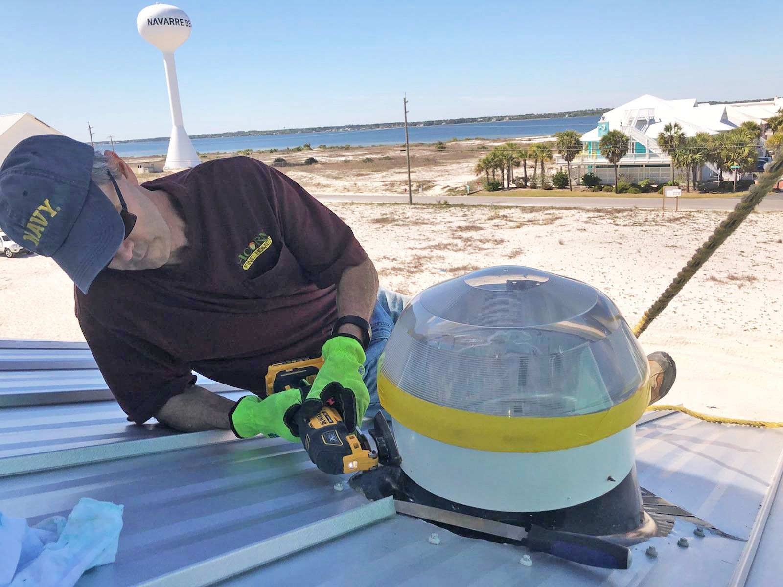 Frerich concrete piling home on Navarre Beach