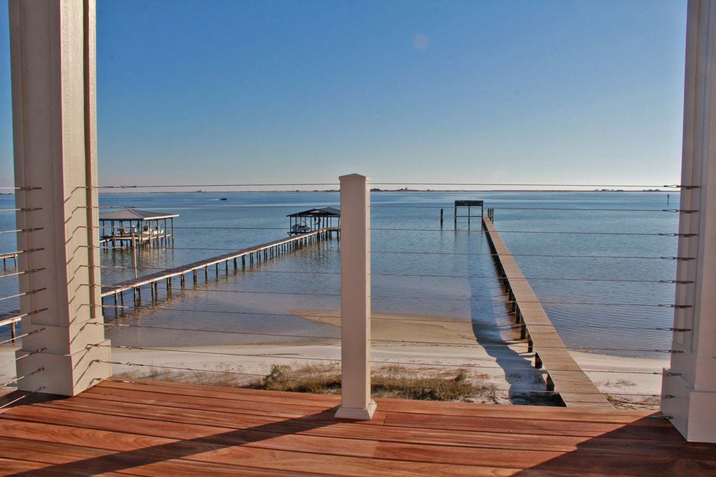 wire rope railing by Acorn Construction