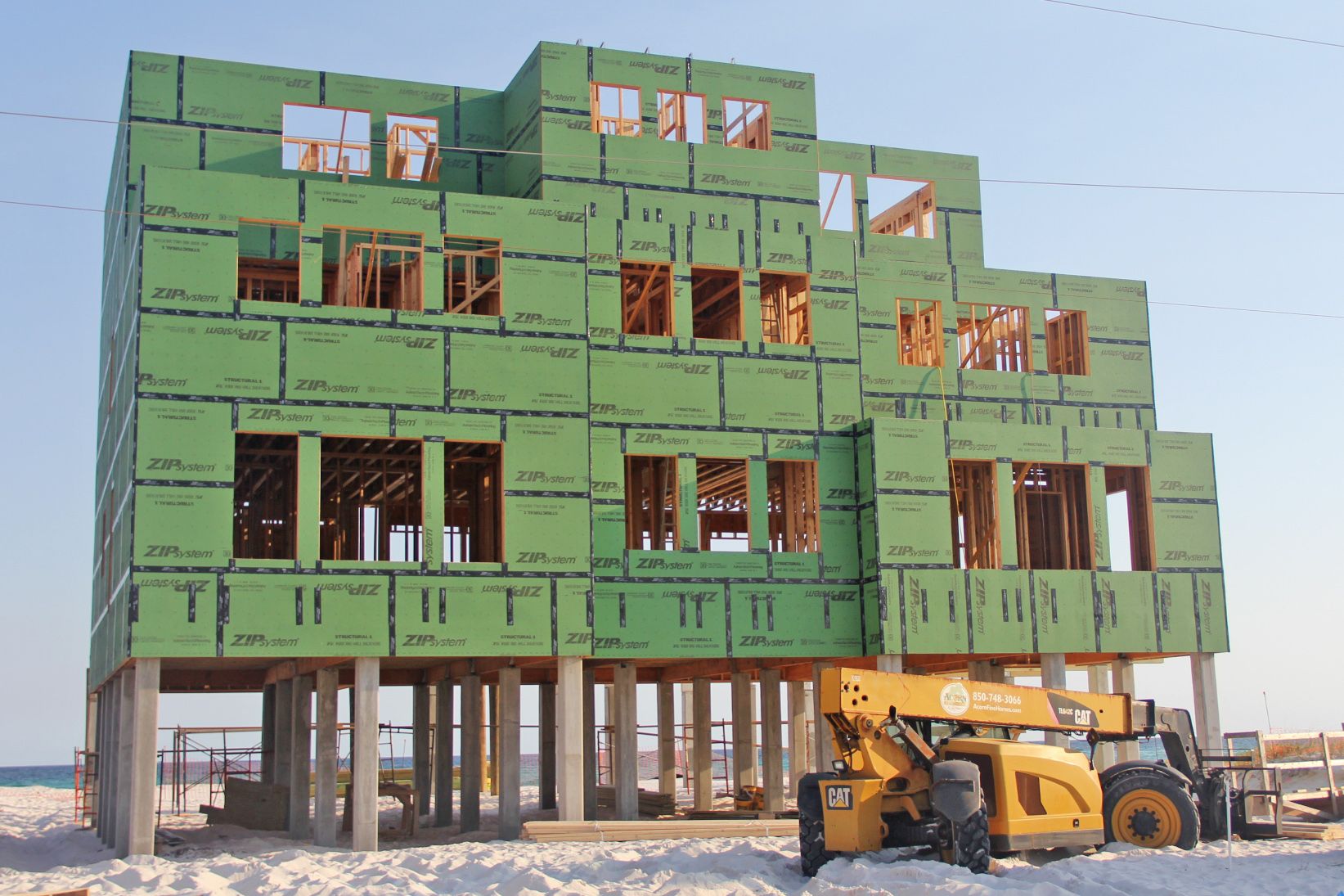 Clanton modern coastal piling home on Navarre Beach