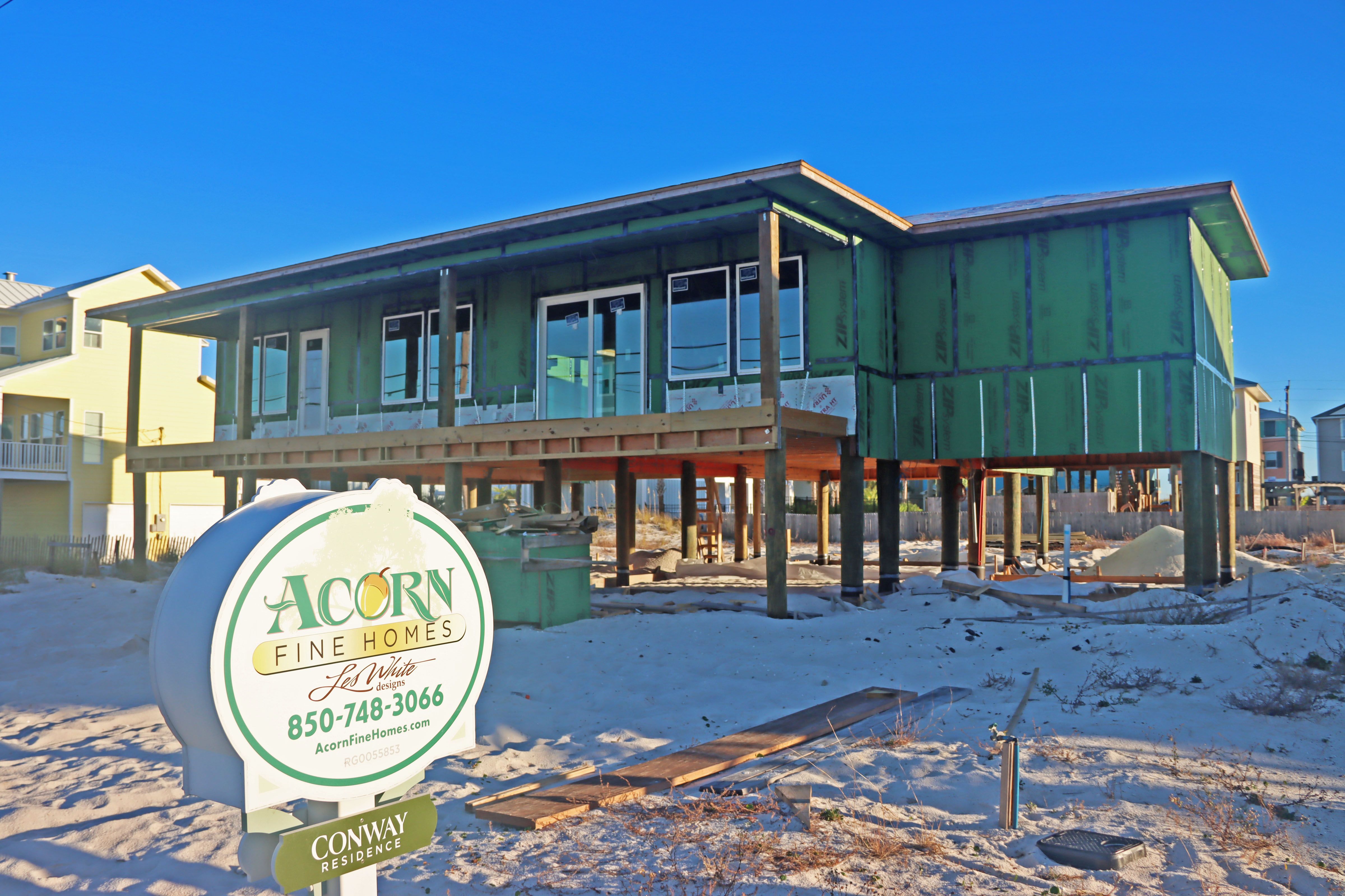 Conway modern coastal piling home on Navarre Beach